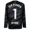 Maillot de Gardien à Manches Longues FC Barcelone Ter Stegen 1 Extérieur 2023-24 Pour Homme